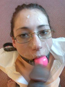 Candy manson is helplessly bound in duct tape by a gang of dudes then made to made to suck cock and fuck on a dirty bathroom floor!