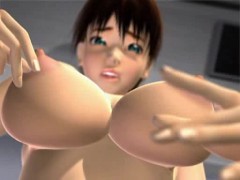 Busty 3d chick banged hard with her boobs bouncing