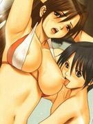 Cartoon hot pics of young anime babes going lesbian while there is no guys around.