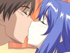 Awesome anime skank gets her pussy dildoed before getting fucked.