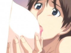 Shy hentai cutie in sexy lingerie has her pussy all wet.
