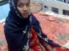 Screwing her indian pussy with long dong silver