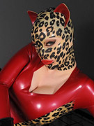 Gorgeous cat women latex lucy craving a big black cock!