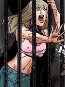 Gagged, enchained and suspended slave girls banged roughly. siege of mesta by comixchef