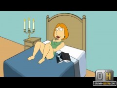 Slutty bitch lois griffin from porn family guy cheating her hubby with their neighbor