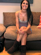 Sweet black haired teen loves the feeling of deeptrhoating and a stretched vagina.