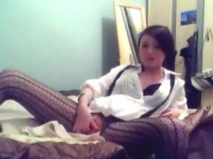 Video of a naughty sleazy amateur webcam bitch