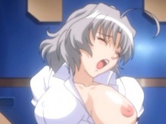 Cute hentai babe with epic breasts please two dick at the same time.