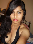 Two lovely indian college girls teasing in black bras and miniskirts.