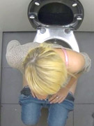 Magnificent sluts getting spied on in the toilet by a hidden camera.