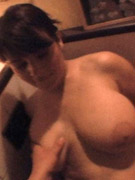 Awesome beauty with epic boobs feels long cock sliding deeper and deeper.