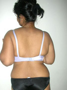 Cute indian chick takes off her black lingerie