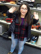 Chubby latina teen in glasses takes a facial cumshot after fucking with the pawnshop owner in full view of her bff