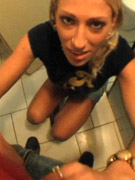 Hot blonde girl doesn't mind dirty fucking with a stranger for money.